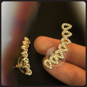 Baublebar ear crawler earrings